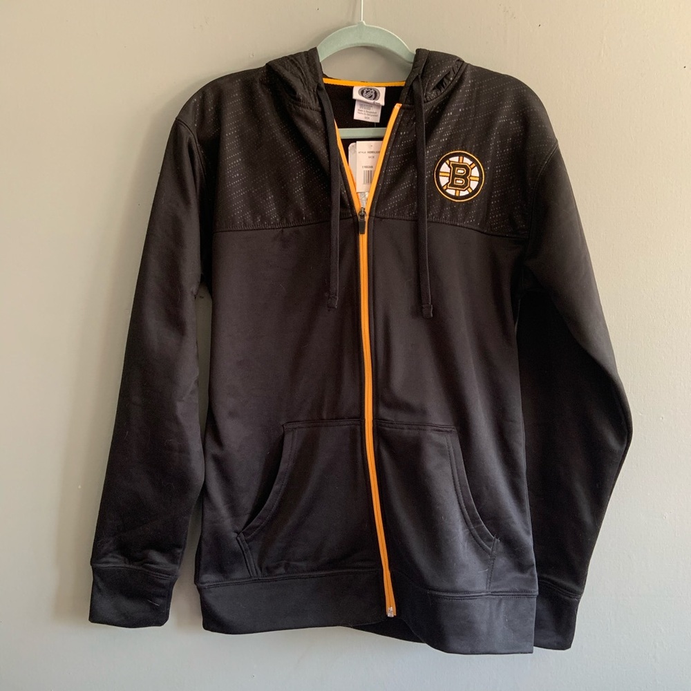 NWT Boston Bruins zip up hoodie